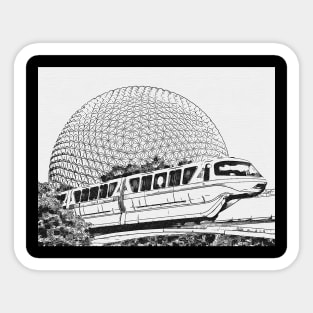 Disney Monorail Pen Sticker